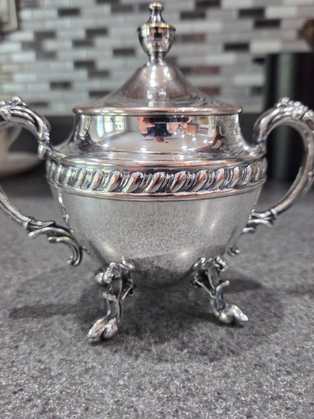 Silver Plated Sugar Bowl
